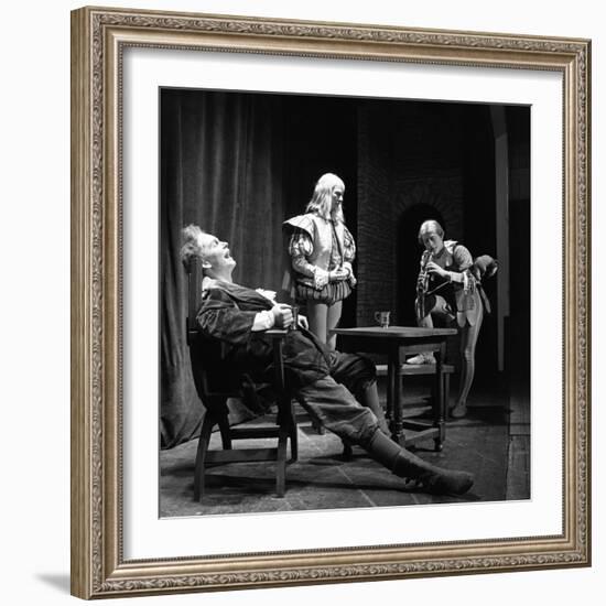 Production of Shakespeares Twelfth Night, Worksop College, Derbyshire, 1960-Michael Walters-Framed Photographic Print