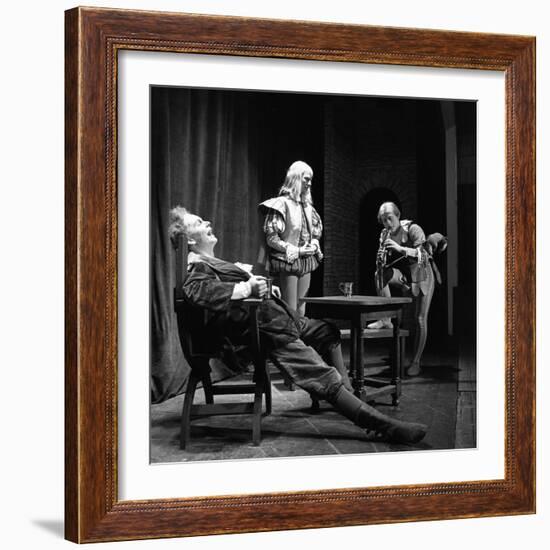 Production of Shakespeares Twelfth Night, Worksop College, Derbyshire, 1960-Michael Walters-Framed Photographic Print