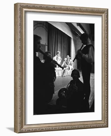 Production of Shakespeares Twelfth Night, Worksop College, Derbyshire, 1960-Michael Walters-Framed Photographic Print