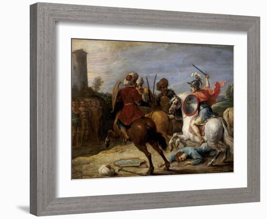 Proezas De Reinaldo Frente a Los Egipcios, 1628-1630-David Teniers the Younger-Framed Giclee Print