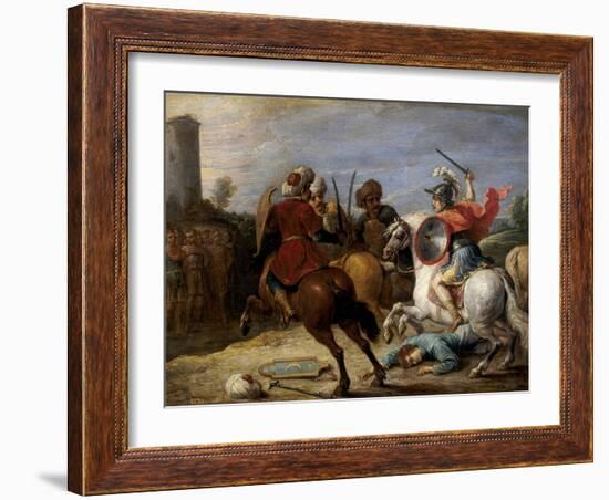 Proezas De Reinaldo Frente a Los Egipcios, 1628-1630-David Teniers the Younger-Framed Giclee Print