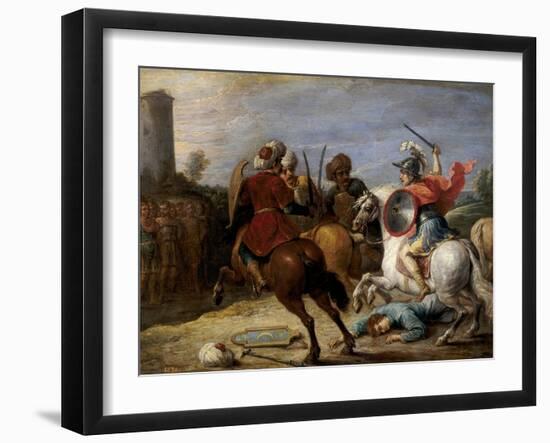 Proezas De Reinaldo Frente a Los Egipcios, 1628-1630-David Teniers the Younger-Framed Giclee Print