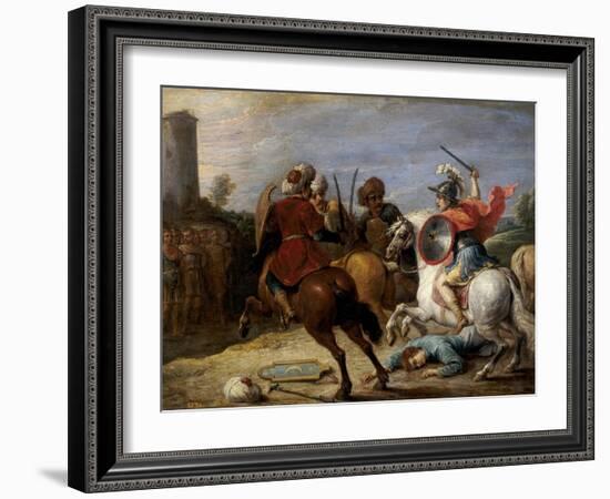 Proezas De Reinaldo Frente a Los Egipcios, 1628-1630-David Teniers the Younger-Framed Giclee Print