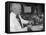 Prof. Alexander Fleming Working in Laboratory-null-Framed Premier Image Canvas