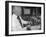 Prof. Alexander Fleming Working in Laboratory-null-Framed Photographic Print