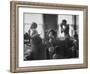 Professional Couple's Big Family, Sharing the Only Bathroom, Early in the Morning-Gordon Parks-Framed Photographic Print