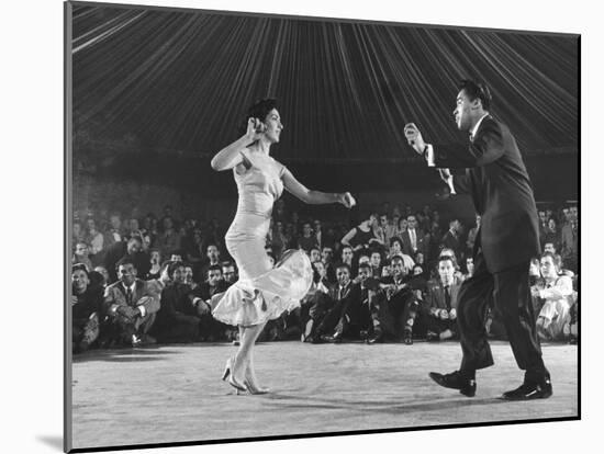 Professional Cuban Dance Team Known as Pete and Millie Showing Off the Mambo-Yale Joel-Mounted Photographic Print