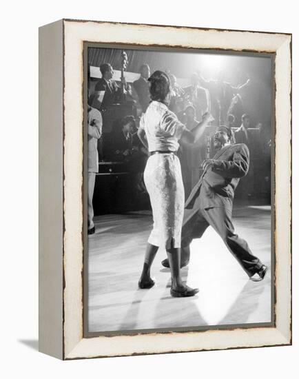 Professional Dancers Performing the Mambo-Yale Joel-Framed Premier Image Canvas