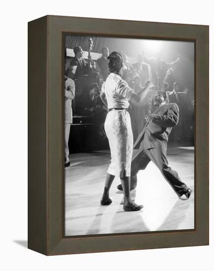 Professional Dancers Performing the Mambo-Yale Joel-Framed Premier Image Canvas