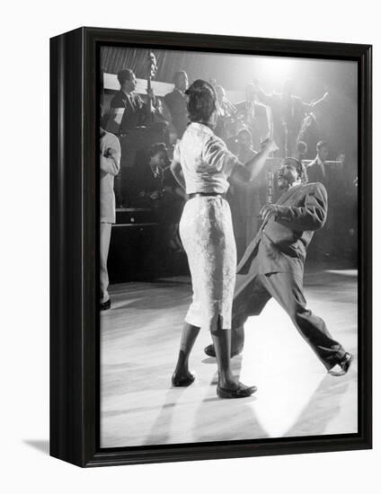 Professional Dancers Performing the Mambo-Yale Joel-Framed Premier Image Canvas