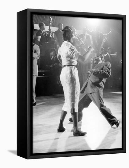 Professional Dancers Performing the Mambo-Yale Joel-Framed Premier Image Canvas