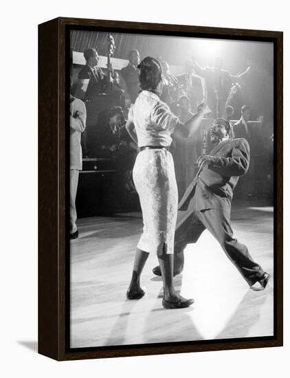 Professional Dancers Performing the Mambo-Yale Joel-Framed Premier Image Canvas