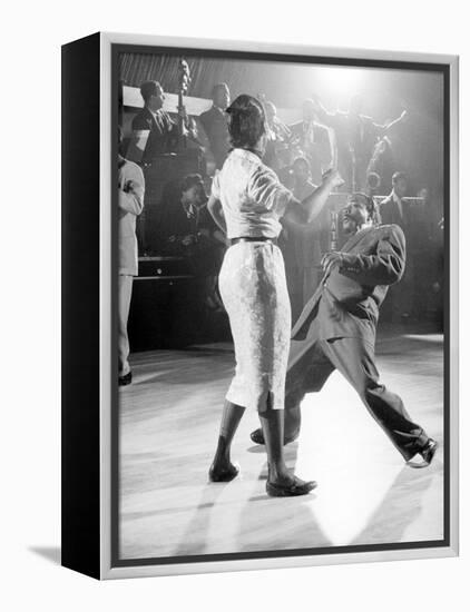 Professional Dancers Performing the Mambo-Yale Joel-Framed Premier Image Canvas