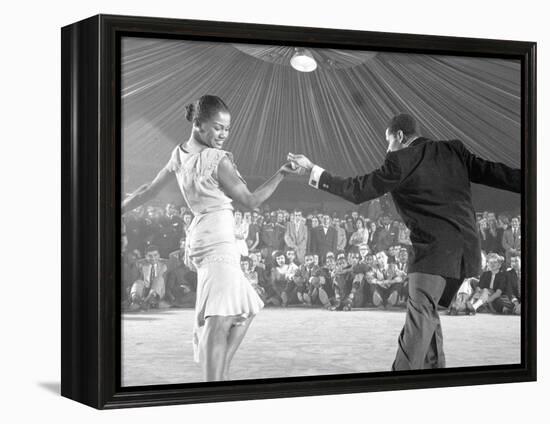 Professional Dancers Performing the Mambo-Yale Joel-Framed Premier Image Canvas