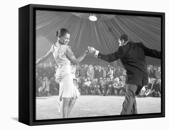 Professional Dancers Performing the Mambo-Yale Joel-Framed Premier Image Canvas