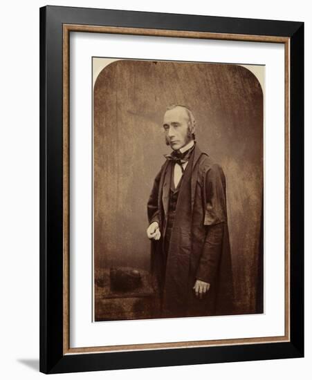 Professor Charles Tomlinson-Maull and Polyblank-Framed Photographic Print