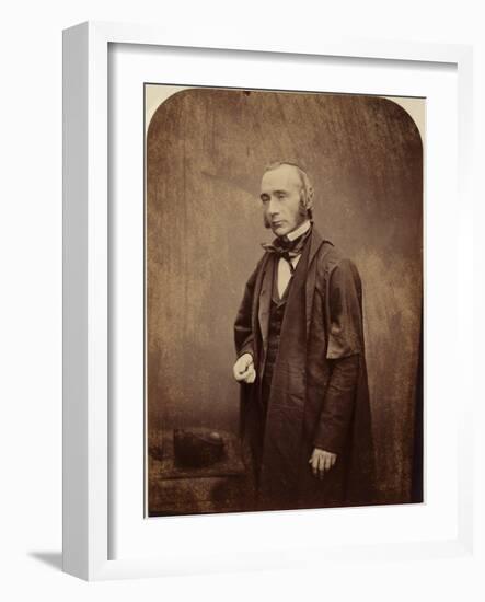 Professor Charles Tomlinson-Maull and Polyblank-Framed Photographic Print