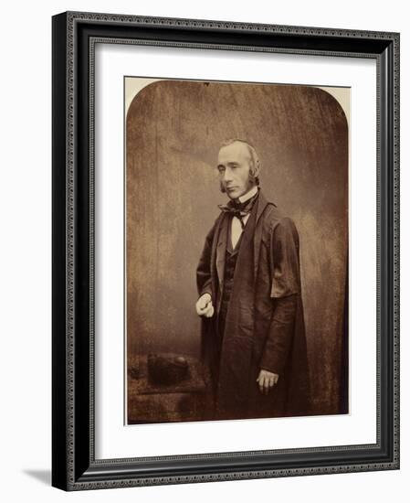 Professor Charles Tomlinson-Maull and Polyblank-Framed Photographic Print