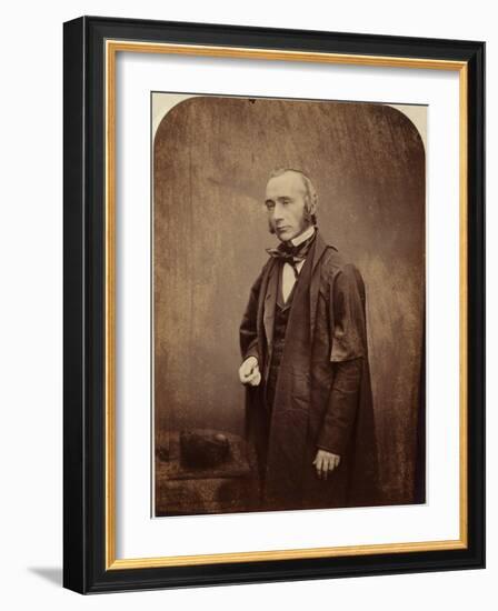 Professor Charles Tomlinson-Maull and Polyblank-Framed Photographic Print