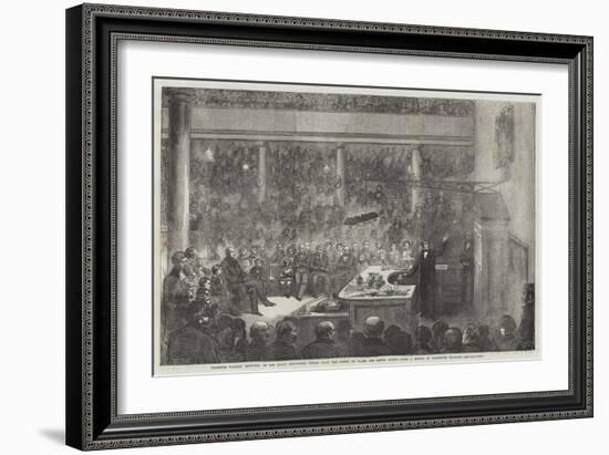 Professor Faraday Lecturing at the Royal Institution-Alexander Blaikley-Framed Giclee Print