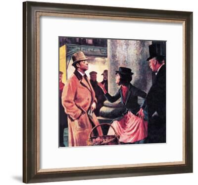 Professor Higgins and Eliza Doolittle Giclee Print by Ralph Bruce | Art.com