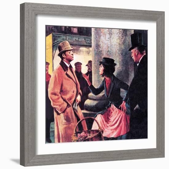 Professor Higgins and Eliza Doolittle-Ralph Bruce-Framed Giclee Print