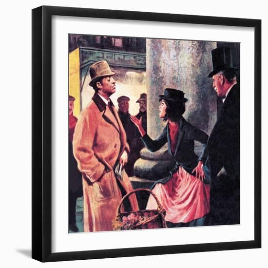 Professor Higgins and Eliza Doolittle-Ralph Bruce-Framed Giclee Print