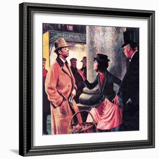 Professor Higgins and Eliza Doolittle-Ralph Bruce-Framed Giclee Print