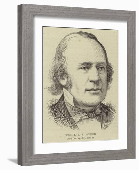 Professor L J R Agassiz-null-Framed Giclee Print