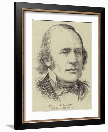 Professor L J R Agassiz-null-Framed Giclee Print