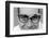 Professor Laurence R. Young Wearing Glasses Measuring Eye Movement, 1967-Leonard Mccombe-Framed Photographic Print