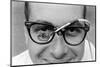 Professor Laurence R. Young Wearing Glasses Measuring Eye Movement, 1967-Leonard Mccombe-Mounted Photographic Print