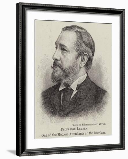Professor Leyden, One of the Medical Attendants of the Late Czar-null-Framed Giclee Print