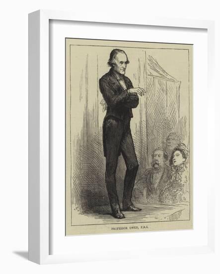 Professor Owen, Frs-Godefroy Durand-Framed Giclee Print