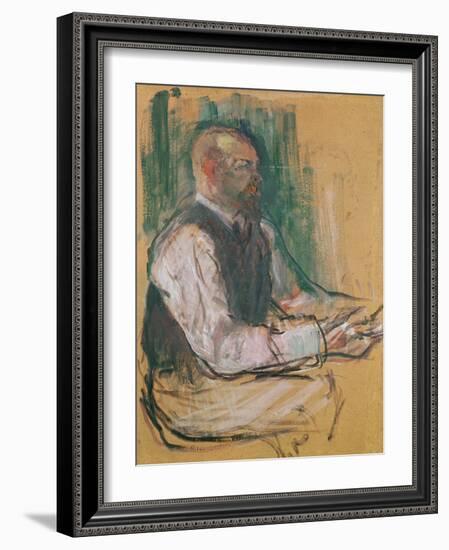 Professor Robert Wurz (1858-1919) 1901-Henri de Toulouse-Lautrec-Framed Giclee Print