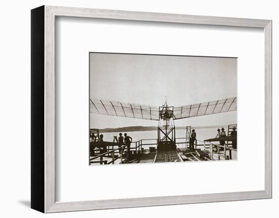 Professor Samuel P Langley's aeroplane, 1903-Unknown-Framed Photographic Print