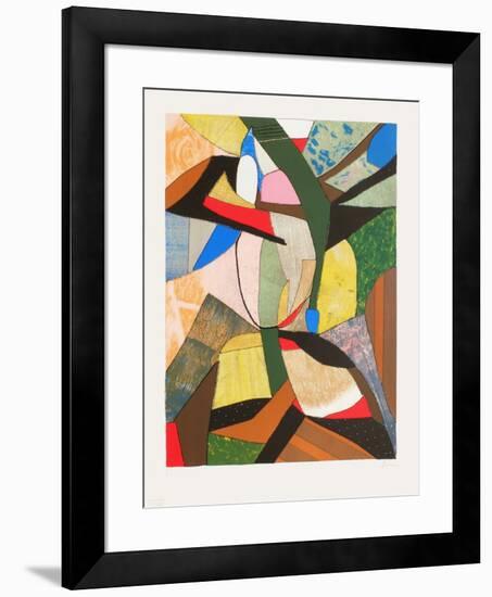 Profil Patchwork III-Bona De Mandiargues-Framed Premium Edition