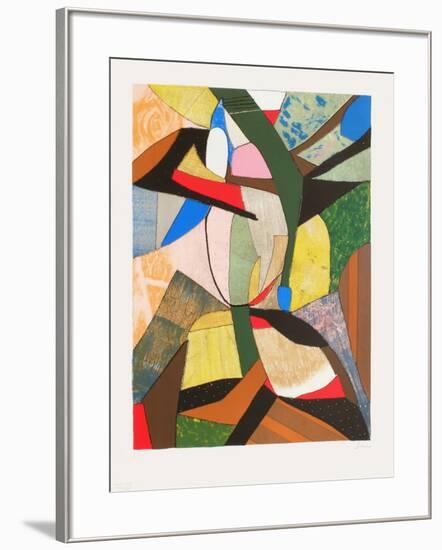 Profil Patchwork III-Bona De Mandiargues-Framed Premium Edition