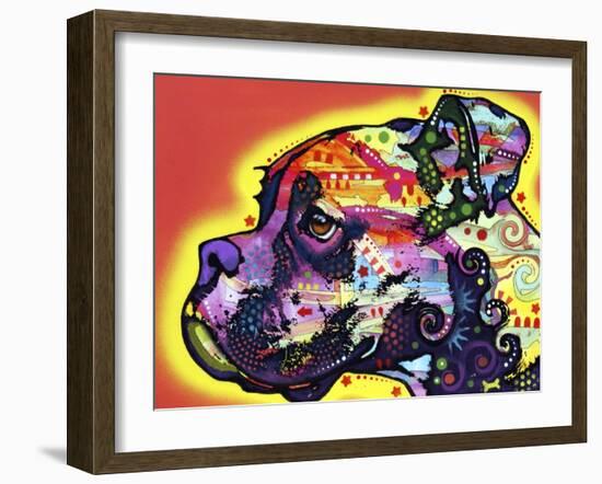 Profile Boxer-Dean Russo-Framed Giclee Print