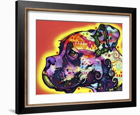 Profile Boxer-Dean Russo-Framed Giclee Print