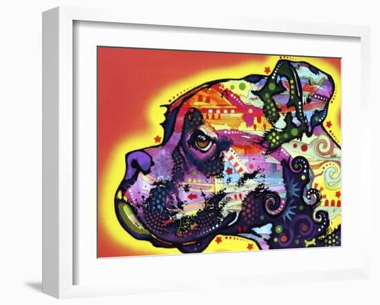 Profile Boxer-Dean Russo-Framed Giclee Print