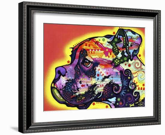 Profile Boxer-Dean Russo-Framed Giclee Print