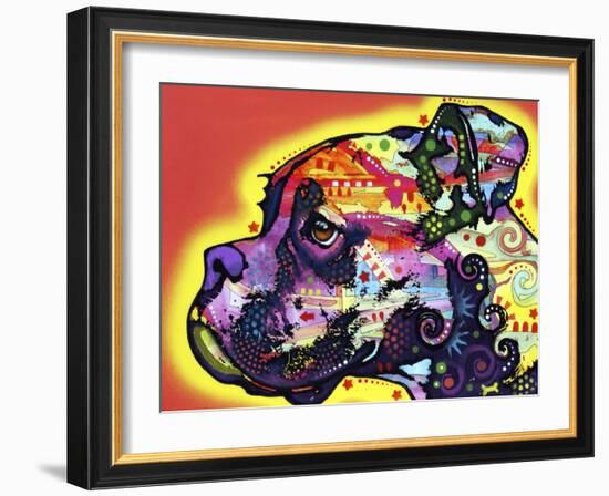 Profile Boxer-Dean Russo-Framed Giclee Print