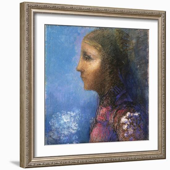 Profile: Le Drapeau-Odilon Redon-Framed Giclee Print