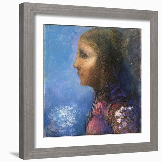 Profile: Le Drapeau-Odilon Redon-Framed Giclee Print