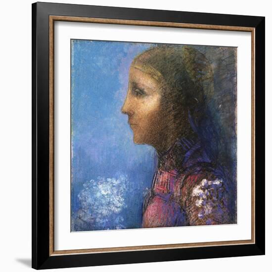 Profile: Le Drapeau-Odilon Redon-Framed Giclee Print