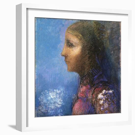 Profile: Le Drapeau-Odilon Redon-Framed Giclee Print