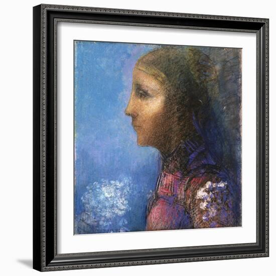 Profile: Le Drapeau-Odilon Redon-Framed Giclee Print