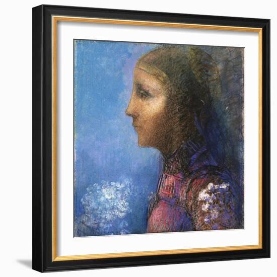 Profile: Le Drapeau-Odilon Redon-Framed Giclee Print