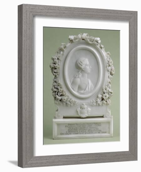 Profile Medallion of Louis Xvi in 1770 When Dolphin-null-Framed Giclee Print